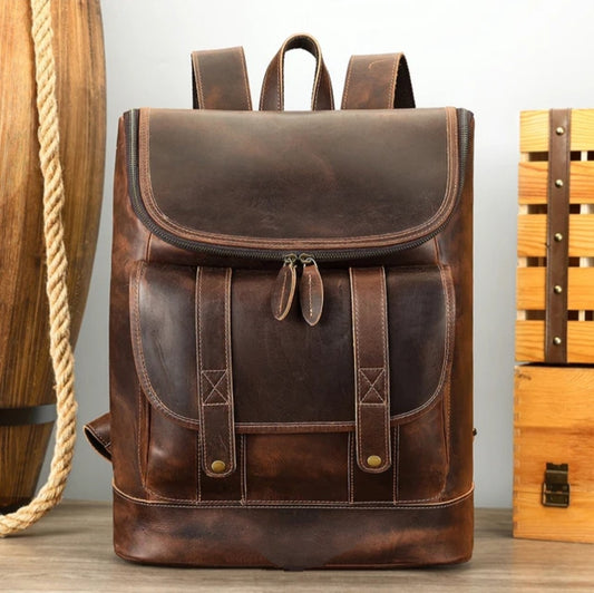 Crazyhorse Leather Backpack
